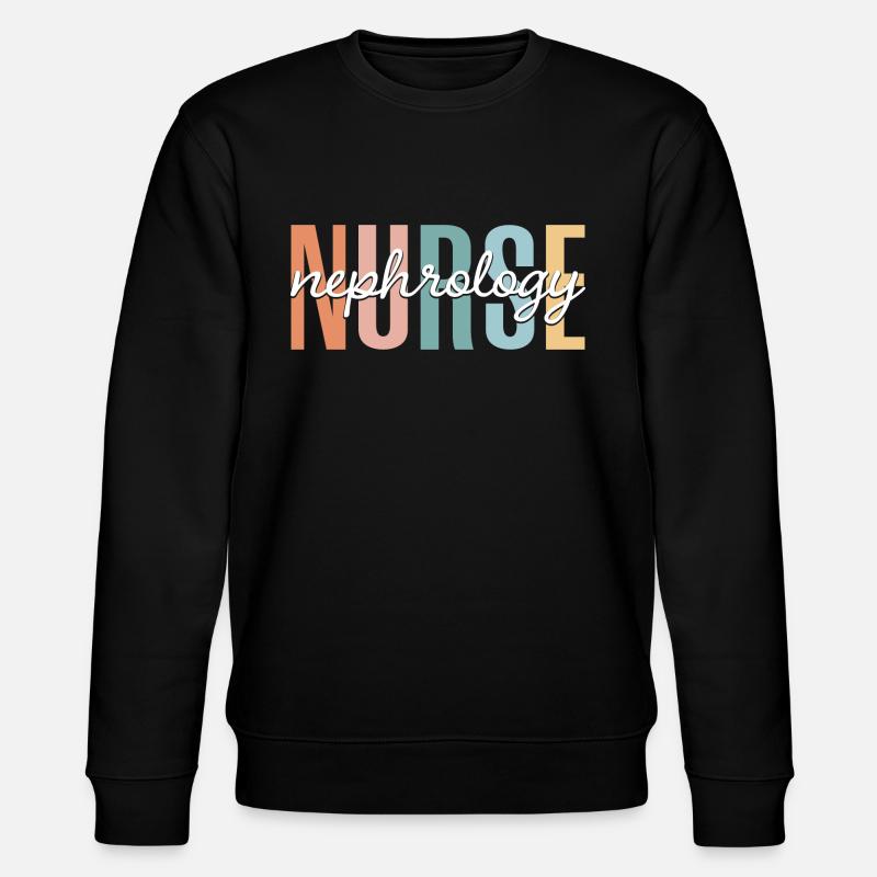 Krankenschwester für Nephrologie - Stanley/Stella Unisex Bio-Sweatshirt CHANGER  - Schwarz