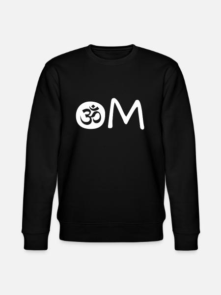 Om Chakra - Stanley/Stella Unisex Bio-Sweatshirt CHANGER - Schwarz