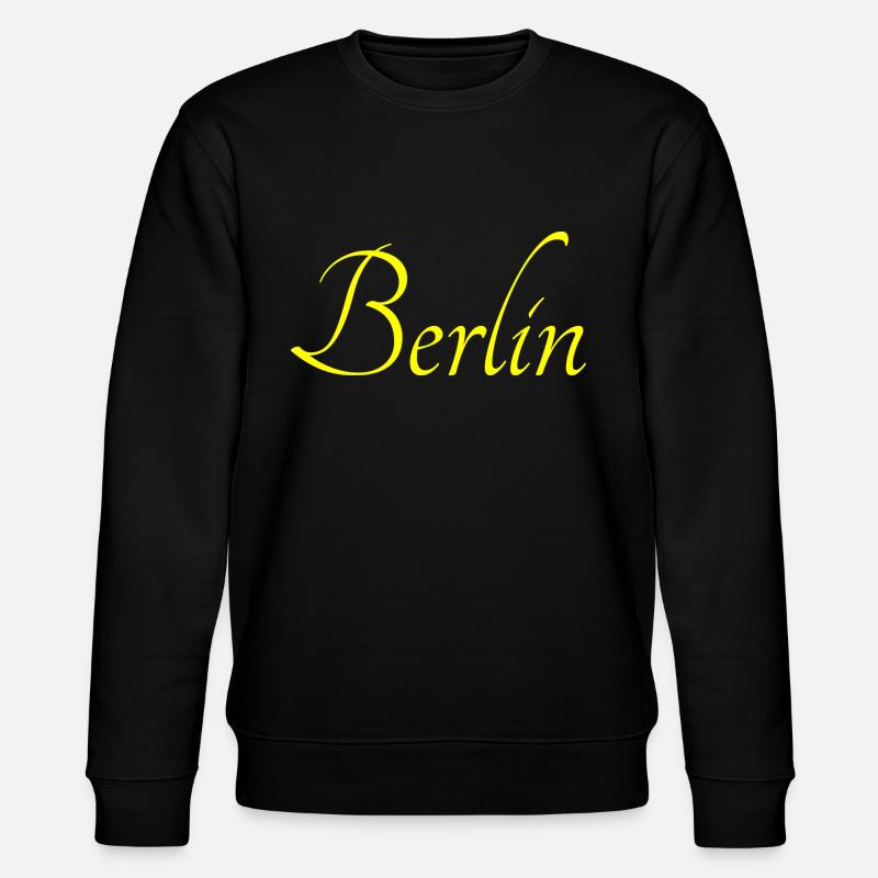 Berlin - Stanley/Stella Unisex Bio-Sweatshirt CHANGER  - Schwarz