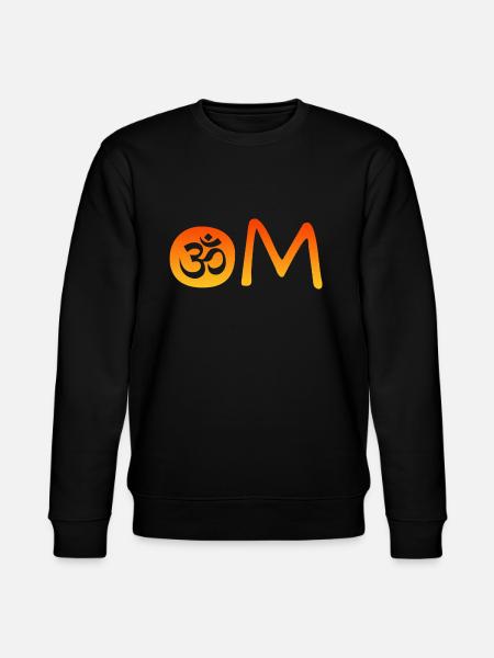 om namaste yoga - Stanley/Stella Unisex Bio-Sweatshirt CHANGER  - Schwarz
