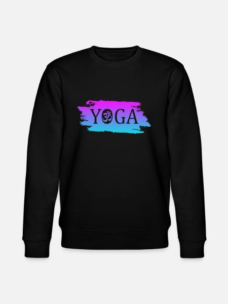 yoga om namaste - Stanley/Stella Unisex Bio-Sweatshirt CHANGER - Schwarz