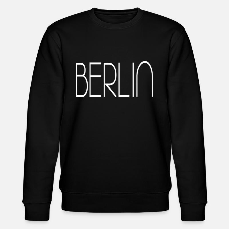 Berlin - Stanley/Stella Unisex Bio-Sweatshirt CHANGER  - Schwarz