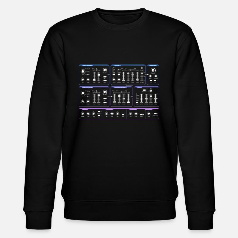 Synthesizer - Stanley/Stella Unisex Bio-Sweatshirt CHANGER  - Schwarz