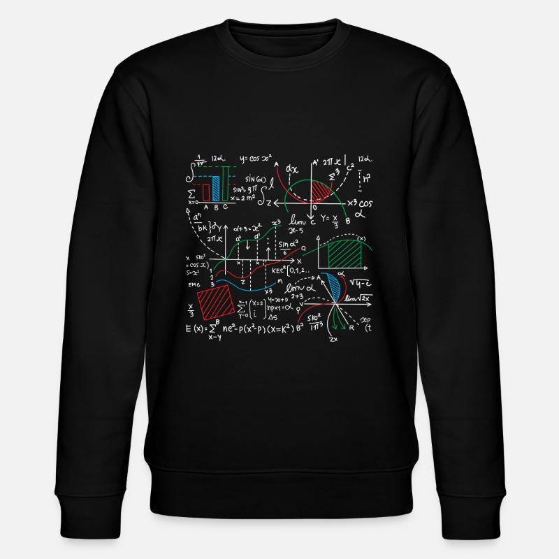 Math equation lover math - Stanley/Stella CHANGER Unisex Organic Sweatshirt - black
