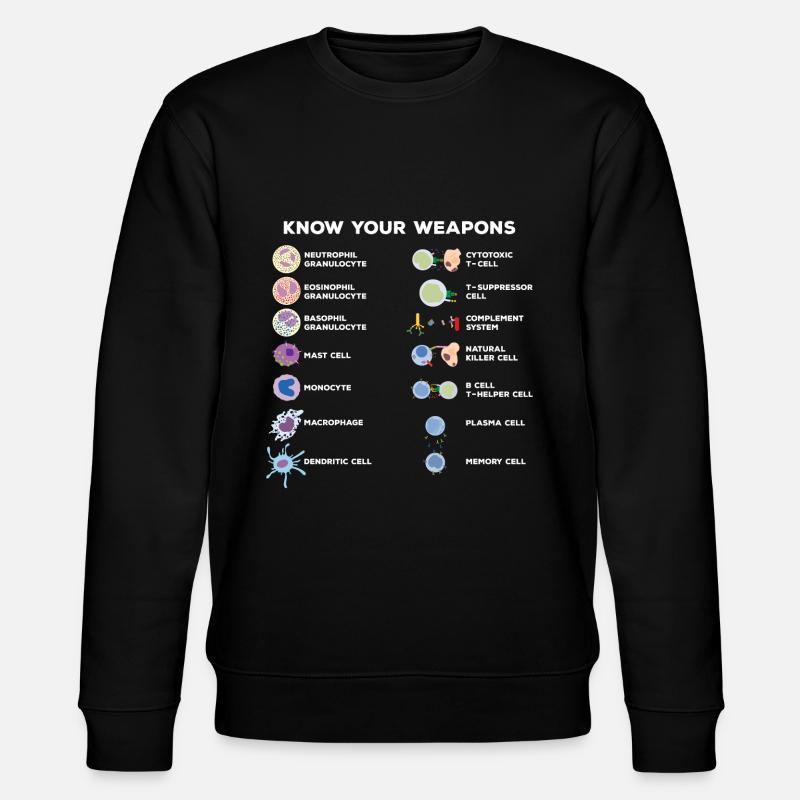 Science Experiments - Stanley/Stella CHANGER Unisex Organic Sweatshirt - black