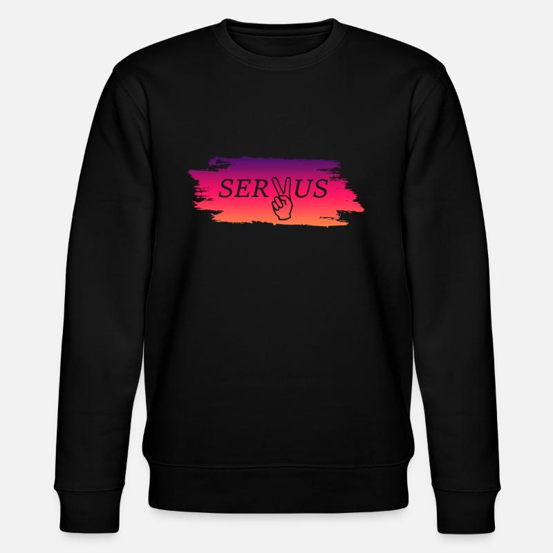 Servus - Stanley/Stella Unisex Bio-Sweatshirt CHANGER  - Schwarz