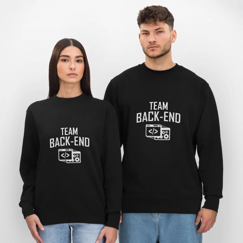 TEAM BACK-END, Programmer, Coder, Computer Scientist Stanley/Stella CHANGER Unisex Organic Sweatshirt