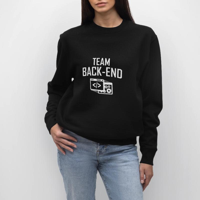 TEAM BACK-END, Programmierer, Coder, Informatiker Stanley/Stella Unisex Bio-Sweatshirt CHANGER 