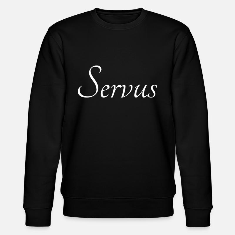 servus Servus - Stanley/Stella Unisex Bio-Sweatshirt CHANGER  - Schwarz