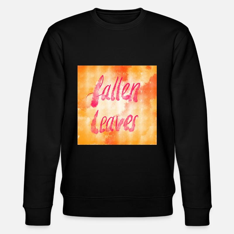 Flaming Fallen Leaves - Stanley/Stella Unisex Bio-Sweatshirt CHANGER  - Schwarz