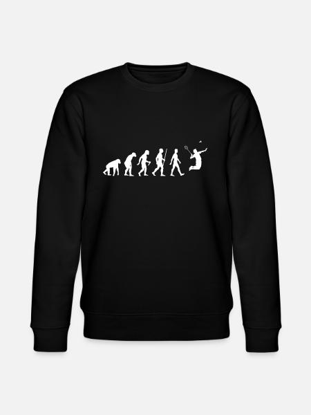 Badminton Evolution Badminton Player - Stanley/Stella CHANGER Unisex Organic Sweatshirt - black