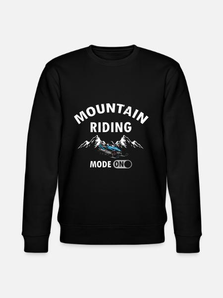 Snowmobiler and Skidoo Design - Stanley/Stella CHANGER Unisex Organic Sweatshirt - black