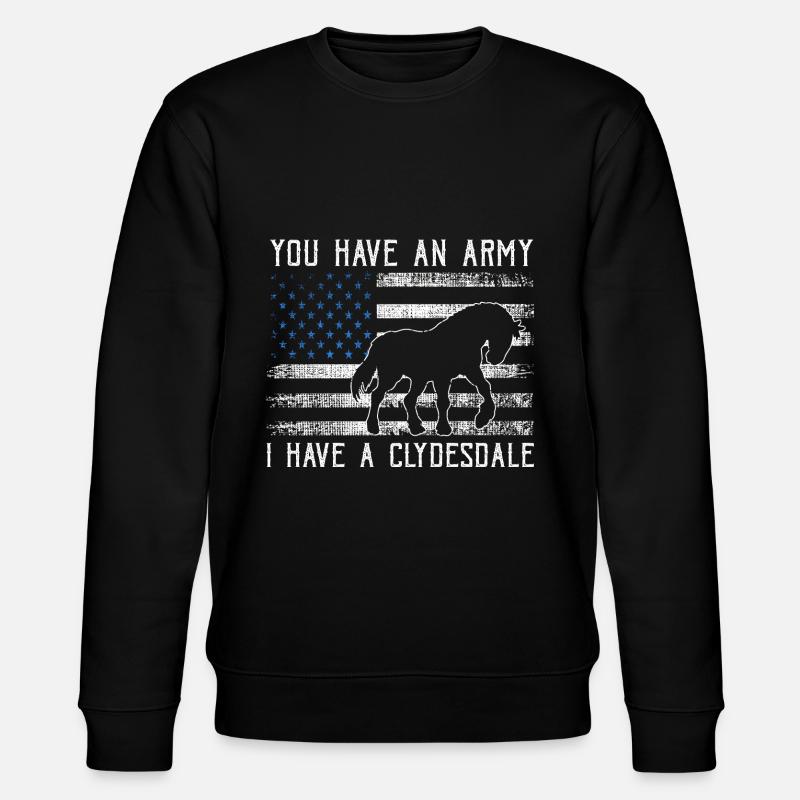 Conception Clydesdale pour clydesdale Riders - Sweat bio CHANGER Stanley/Stella Unisexe - noir
