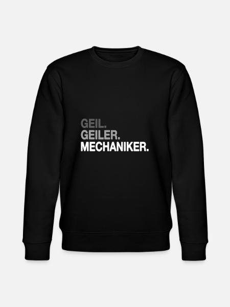 Geil Geiler Mechaniker - Stanley/Stella Unisex Bio-Sweatshirt CHANGER  - Schwarz