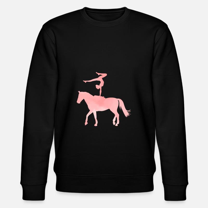 Vaulting Voltigieren - Stanley/Stella CHANGER Unisex Organic Sweatshirt - black