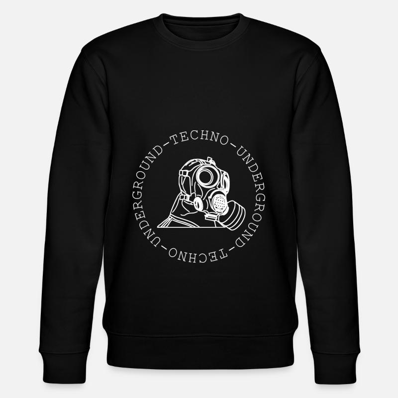 Techno - Stanley/Stella Unisex Bio-Sweatshirt CHANGER  - Schwarz