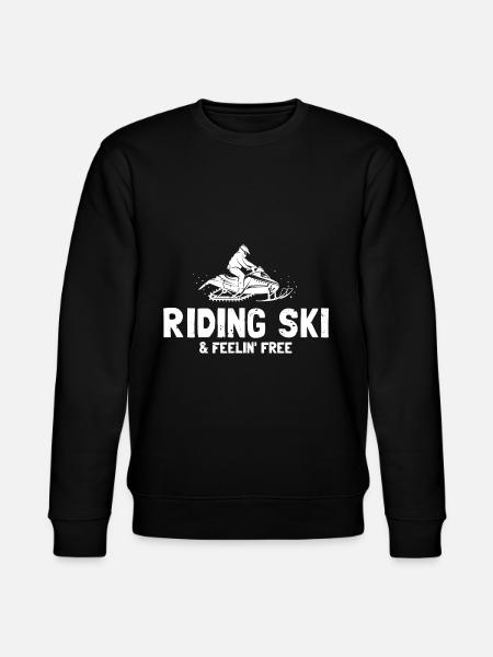 Snowmobiler and Skidoo Design - Stanley/Stella CHANGER Unisex Organic Sweatshirt - black