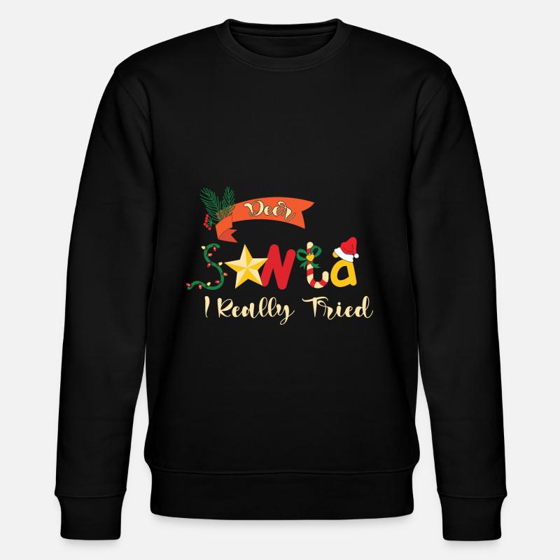 Cadeaux de Noël Noël - Sweat bio CHANGER Stanley/Stella Unisexe - noir
