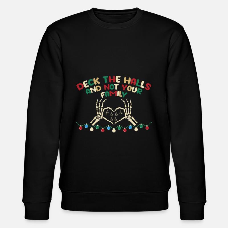Cadeaux de Noël Noël - Sweat bio CHANGER Stanley/Stella Unisexe - noir
