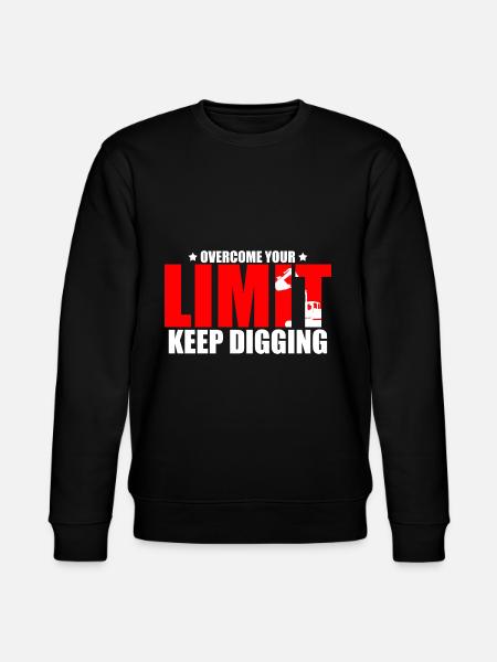 Design af operatør af tungt udstyr og gravemaskineoperatør - Stanley/Stella økologisk unisex-sweatshirt CHANGER  - sort