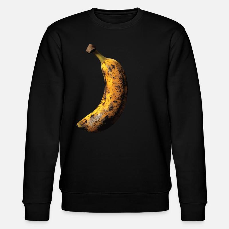 Banane - Stanley/Stella Unisex Bio-Sweatshirt CHANGER  - Schwarz