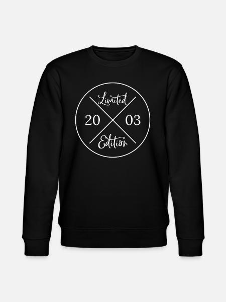 Edition limitée 2003 - Sweat bio CHANGER Stanley/Stella Unisexe - noir