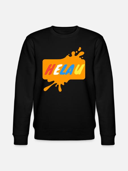 Helau Karnevalsdesign - Stanley/Stella Unisex Bio-Sweatshirt CHANGER - Schwarz