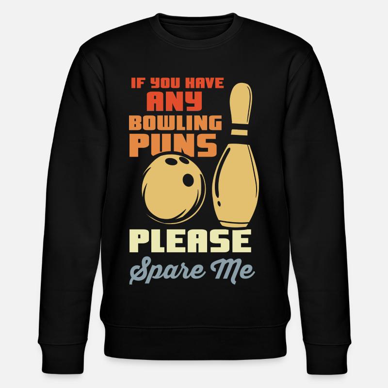 Bowler Witz - Stanley/Stella Unisex Bio-Sweatshirt CHANGER  - Schwarz