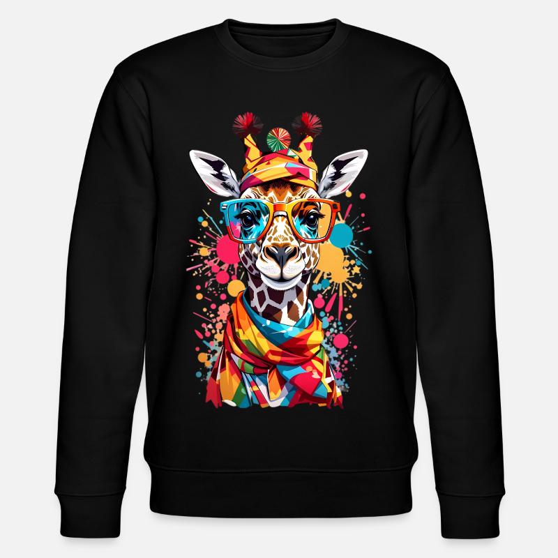 Girafe cool - Sweat bio CHANGER Stanley/Stella Unisexe - noir