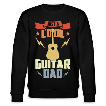 Papa Guitare - Sweat bio CHANGER Stanley/Stella Unisexe - noir - Devant - Nik (191cm) & Marisol (170cm)