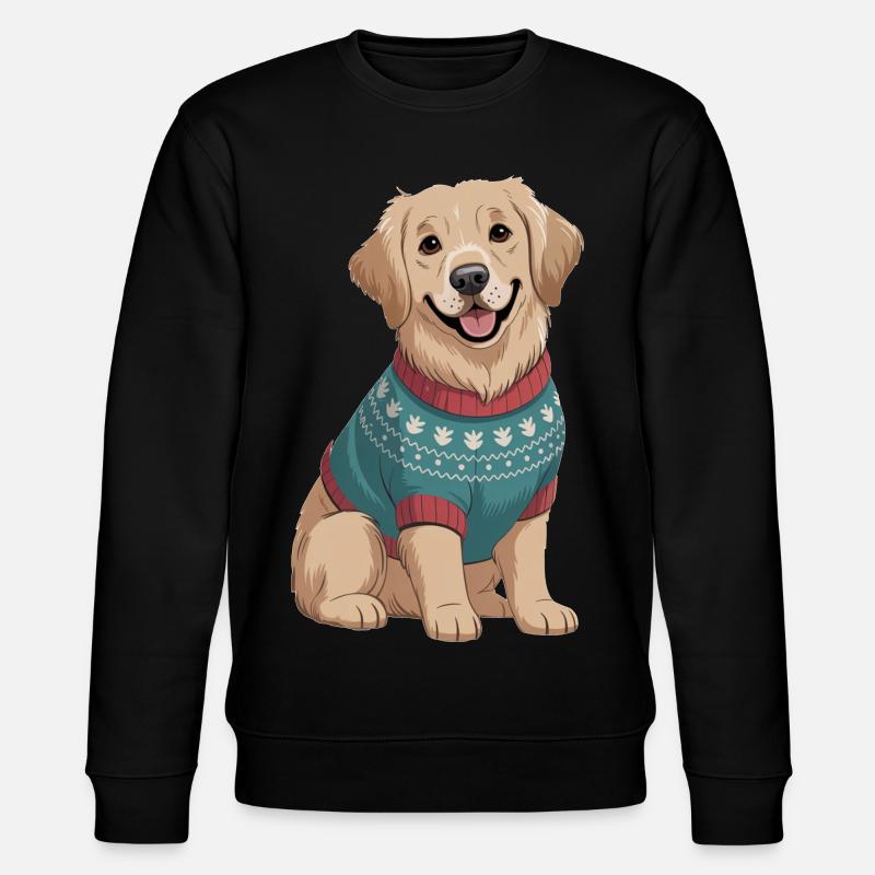 Chien nordique en pull - Sweat bio CHANGER Stanley/Stella Unisexe - noir