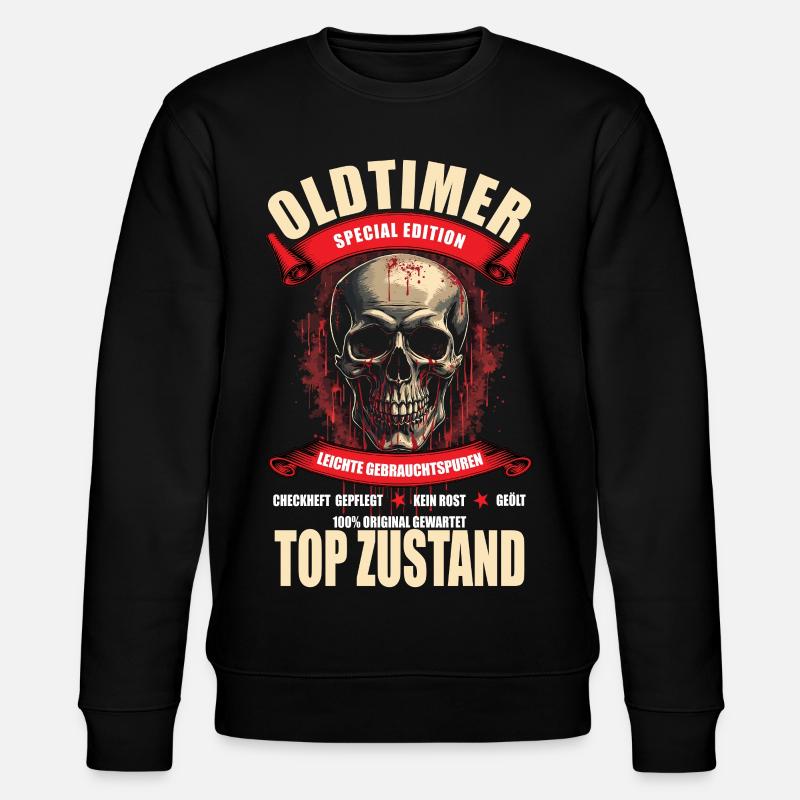 Oldtimer - Special Edition - Stanley/Stella Unisex Bio-Sweatshirt CHANGER  - Schwarz