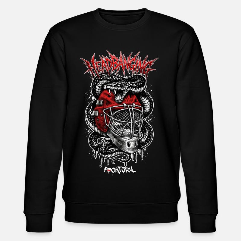 Serpent et Masque de Hockey - Sweat bio CHANGER Stanley/Stella Unisexe - noir