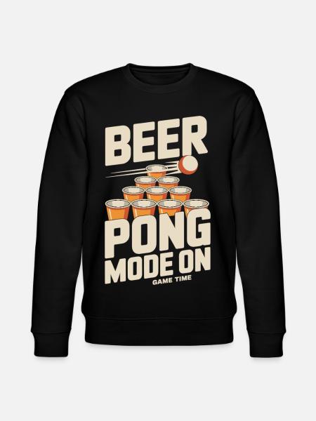 Beer Pong Mode On Shirt - Stanley/Stella Unisex Bio-Sweatshirt CHANGER  - Schwarz