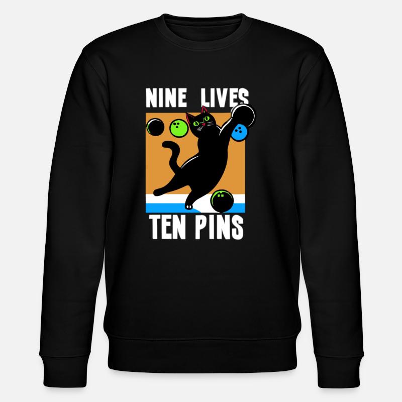 Drôle d’équipe de bowling-bowler-strike-bowling-club - Sweat bio CHANGER Stanley/Stella Unisexe - noir