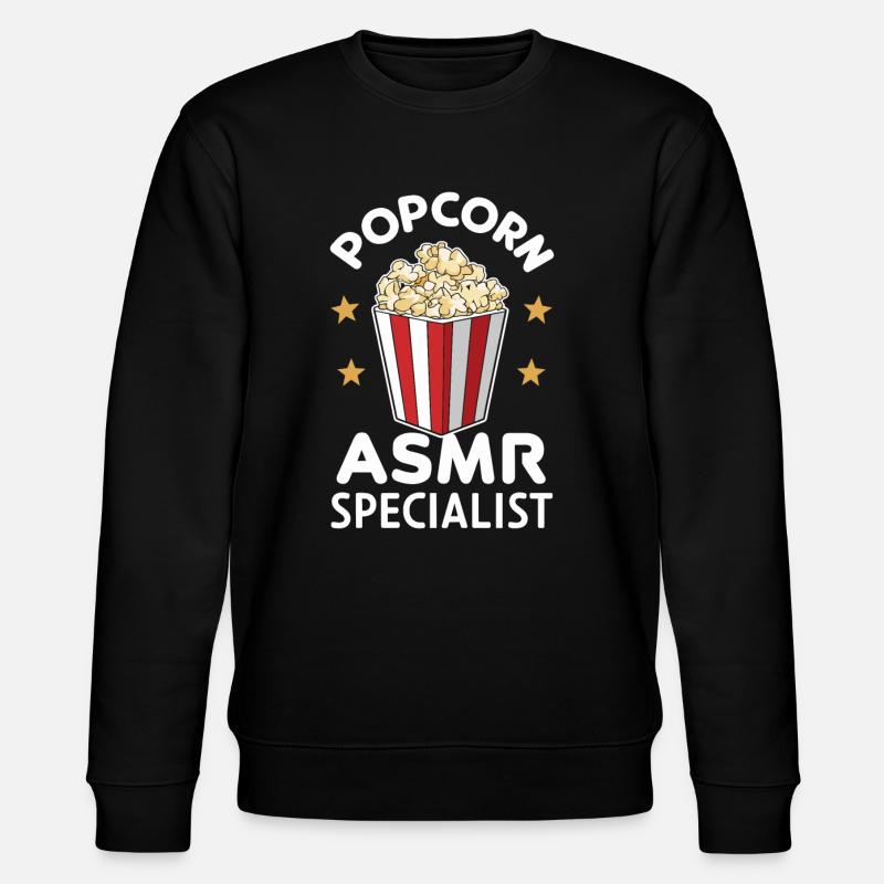 Dicton de pop-corn amusant, pop-corn en rafale - Sweat bio CHANGER Stanley/Stella Unisexe - noir