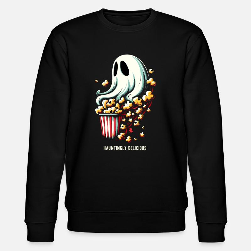 Dicton de pop-corn amusant, pop-corn en rafale - Sweat bio CHANGER Stanley/Stella Unisexe - noir