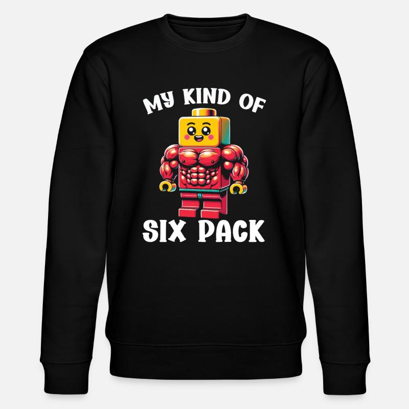 Expert Master Builder Bricks - Stanley/Stella CHANGER Unisex Organic Sweatshirt - black
