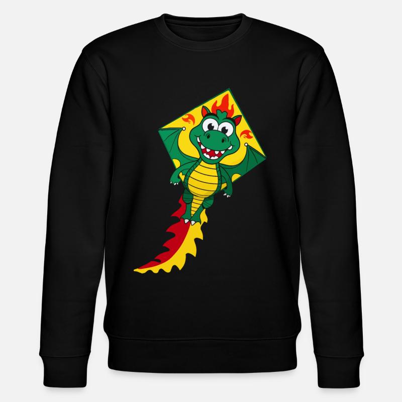 Cerf-volant mignon - Sweat bio CHANGER Stanley/Stella Unisexe - noir