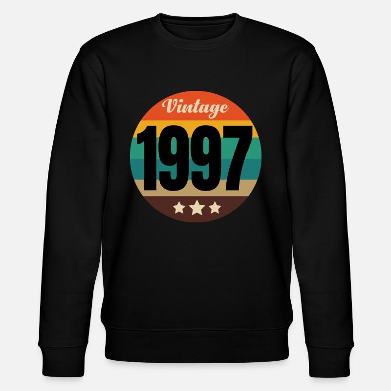 MILLÉSIME 1997 - Sweat bio CHANGER Stanley/Stella Unisexe - noir