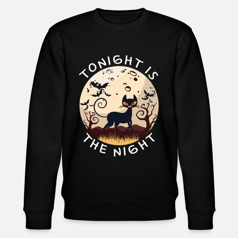 Tonight Is The Night - Stanley/Stella CHANGER Unisex Organic Sweatshirt - black