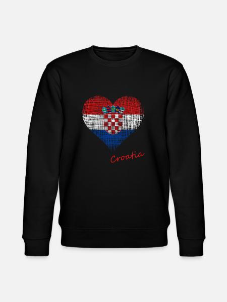 Croatia - Stanley/Stella Unisex Bio-Sweatshirt CHANGER - Schwarz
