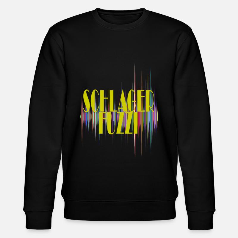 SCHLAGERFUZZI - Stanley/Stella Unisex Bio-Sweatshirt CHANGER - Schwarz
