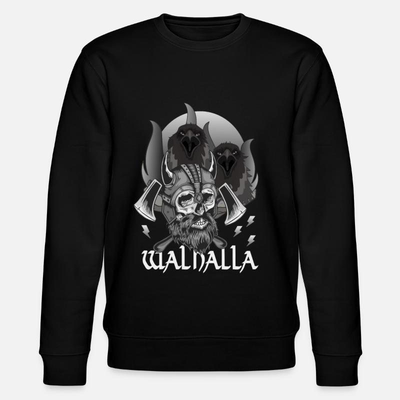 WALHALLA - SIE WEISEN DEN WEG - Stanley/Stella Unisex Bio-Sweatshirt CHANGER - Schwarz