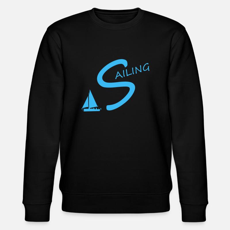sailing - Stanley/Stella Unisex Bio-Sweatshirt CHANGER  - Schwarz