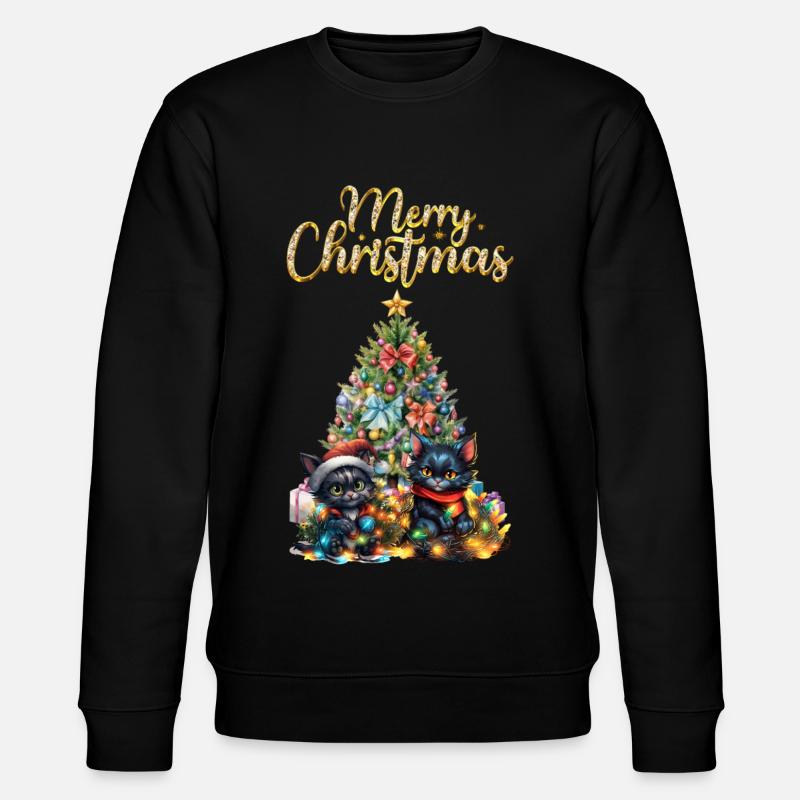 MerryXmasKitten - Sweat bio CHANGER Stanley/Stella Unisexe - noir