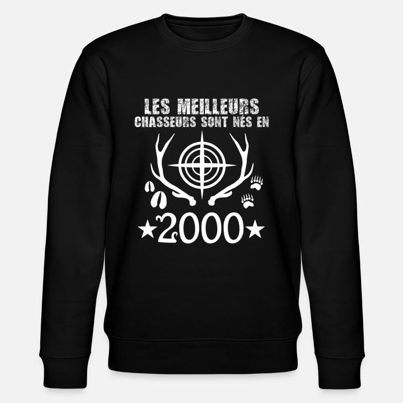 Chasseur | Anniversaire chasseur 2000 - Sweat bio CHANGER Stanley/Stella Unisexe - noir