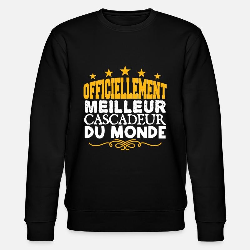 Cascadeur | meilleur Cascadeur | légende Cascadeur - Sweat bio CHANGER Stanley/Stella Unisexe - noir