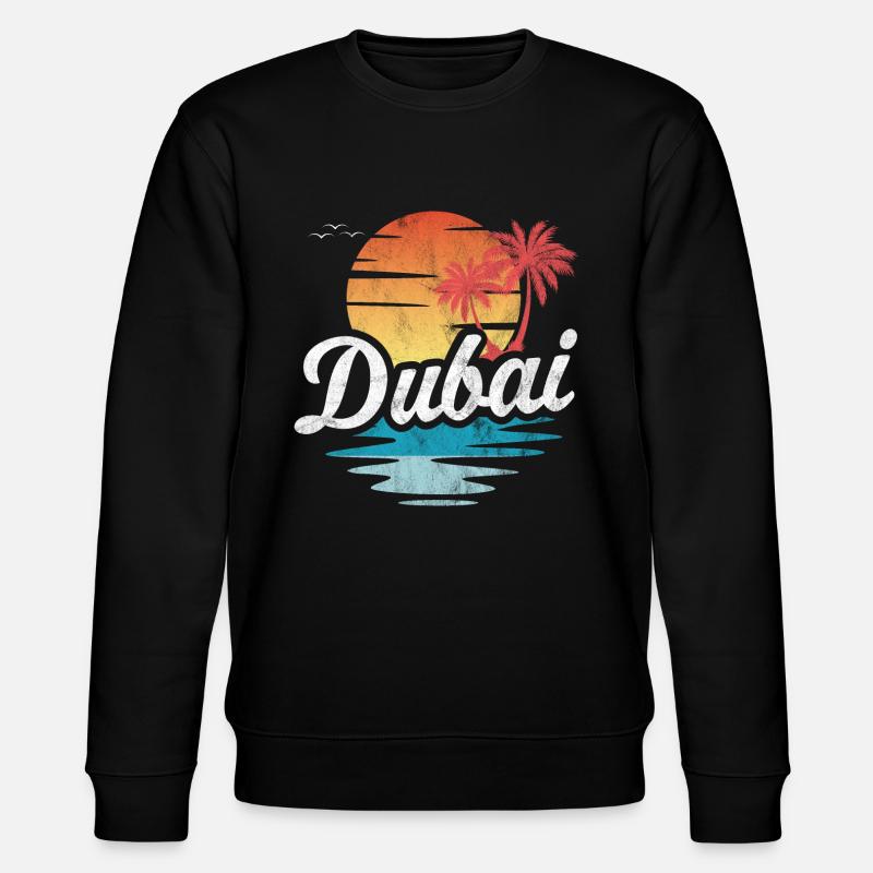 Dubai Beach - Stanley/Stella CHANGER Unisex Organic Sweatshirt - black