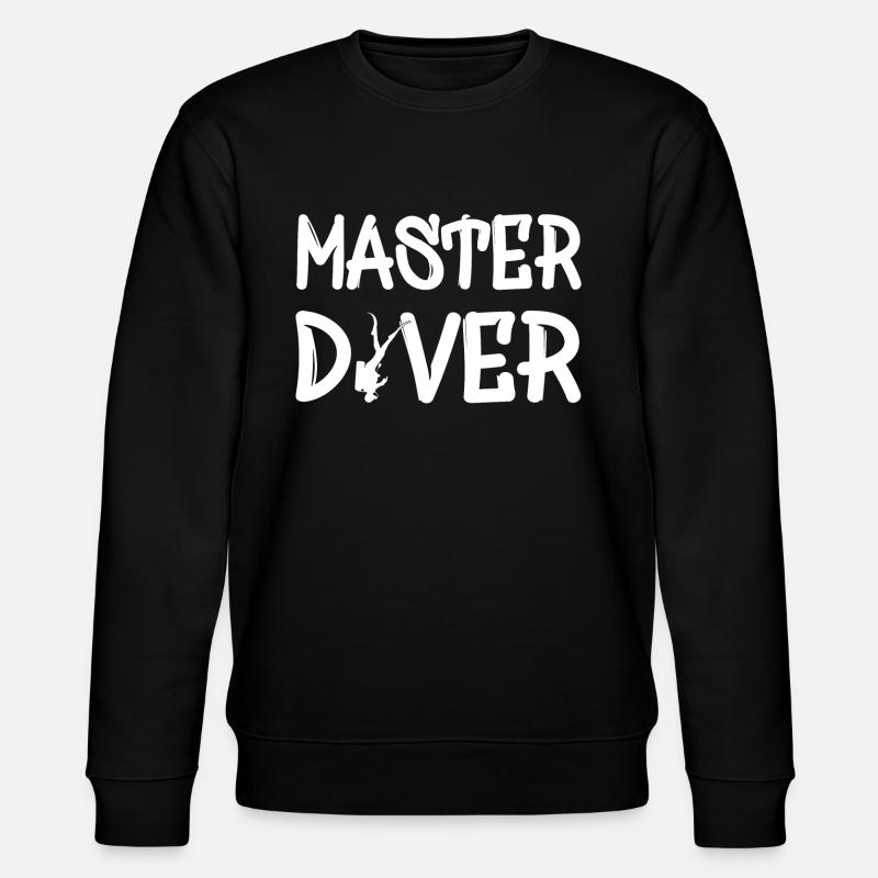 Master Diver - Stanley/Stella Unisex Bio-Sweatshirt CHANGER  - Schwarz
